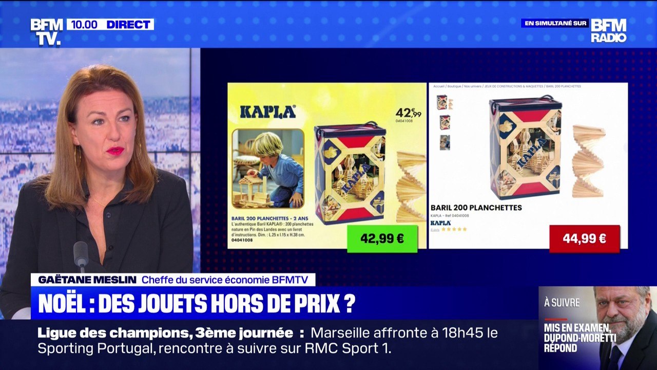 Inflation: quelle hausse de prix pour les jouets à Noël?