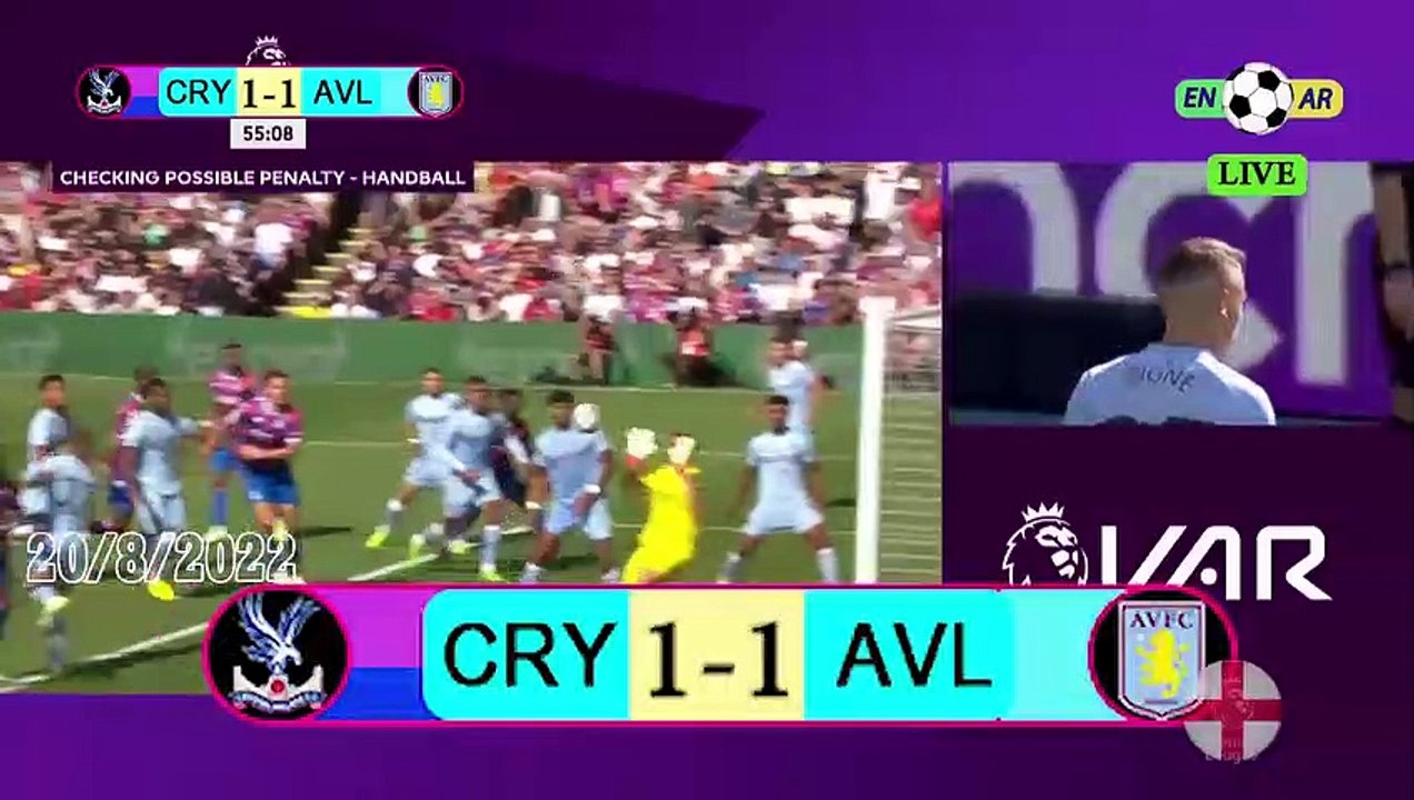 Aston Villa 1-3 Crystal Palace / كريستال بالاس3-1أستون فيلا -  English Premier League 2022 / 2023  الدوري الإنجليزي الممتاز