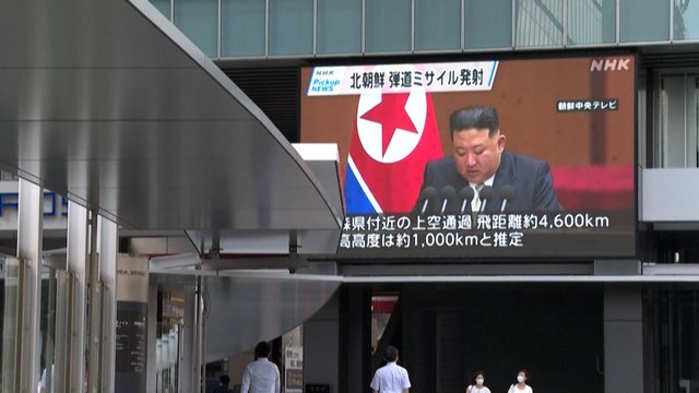 «Veuillez vous abriter sous terre» : le Japon sous alerte anti-missile après un tir nord-coréen