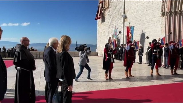 San Francesco, Mattarella ad Assisi per accensione Lampada votiva