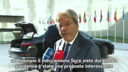 Energia, Gentiloni: serve uno strumento comune Ue, come con Sure