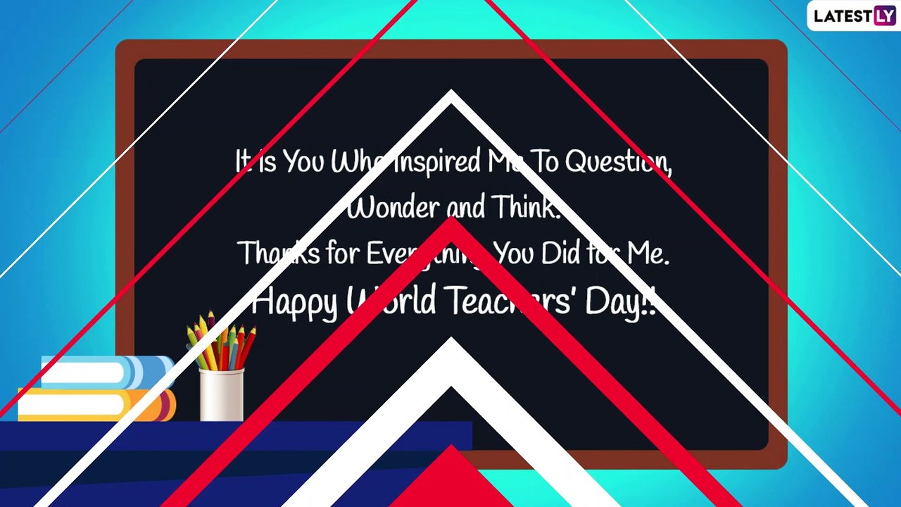 Happy World Teachers’ Day 2022 Wishes, Images & Greetings To Appreciate and Honour All Your Teachers