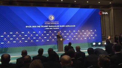 Bakan Muş: "Eylül ayında ihracatımız, geçtiğimiz yılın aynı ayına göre yüzde 9,2 artışla 22,6 milyar dolar olmuştur"