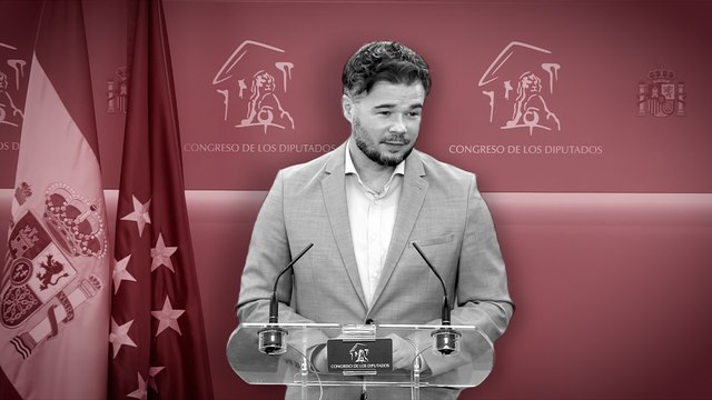 Rufián advierte a PSOE y Unidas Podemos: Que se ahorren el 'pressing', el voto de ERC se suda