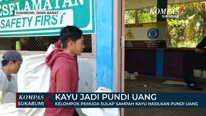 Kelompok Pemuda Sulap Sampah Kayu Hasilkan Pundi Uang
