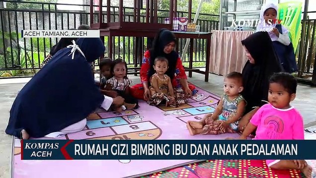 Cegah Stunting Rumah Gizi Bimbing Ibu dan Anak Pedalaman