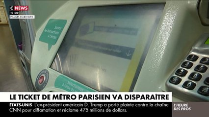 Après plus de 120 ans de service, le ticket de métro parisien cartonné va disparaitre: "C'est une des composantes de l'imagerie parisienne" - VIDEO
