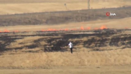 Son dakika haberleri! Kars'ta otluk alan yangını