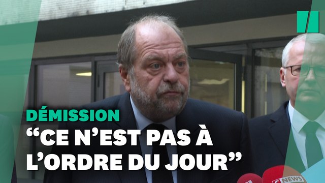 Éric Dupond-Moretti n’envisage pas de démissionner