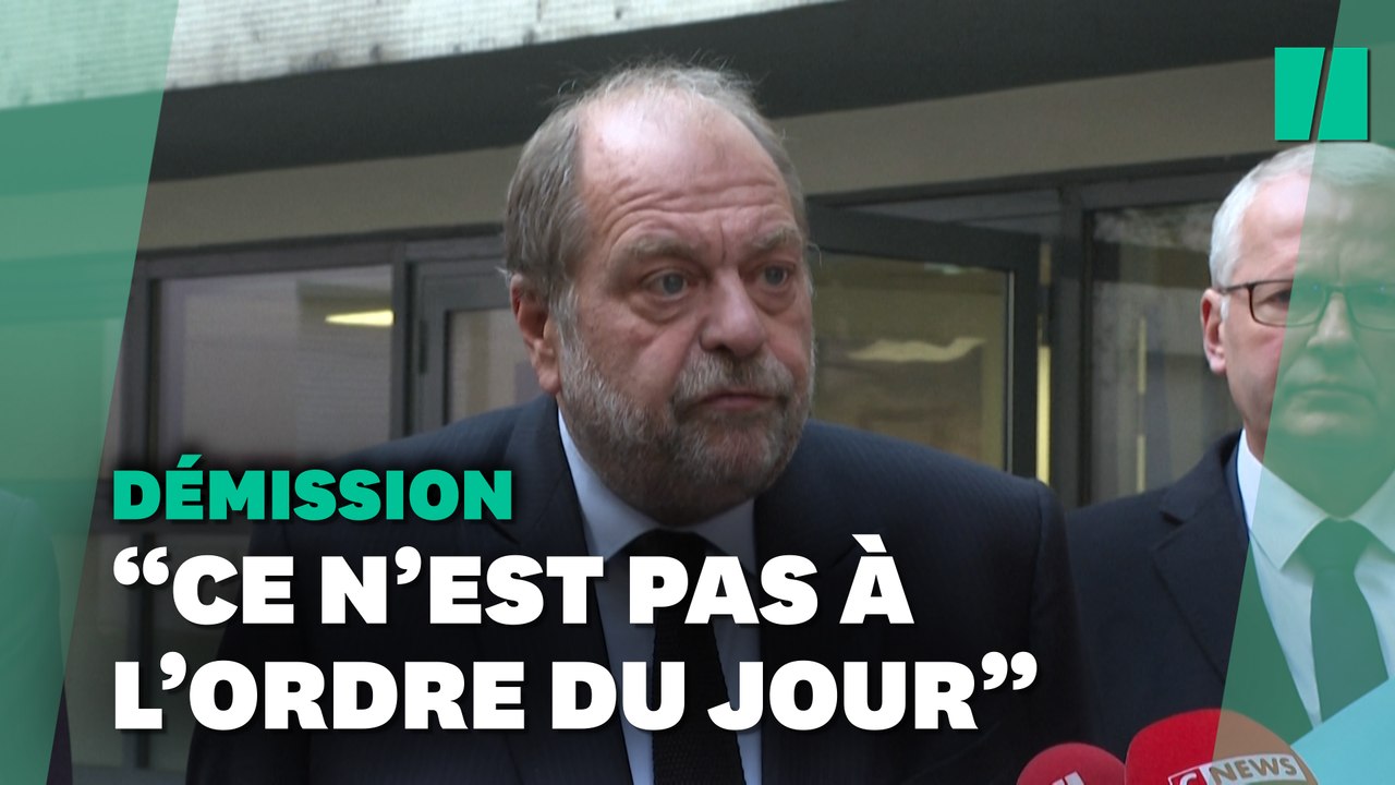 Éric Dupond-Moretti n’envisage pas de démissionner