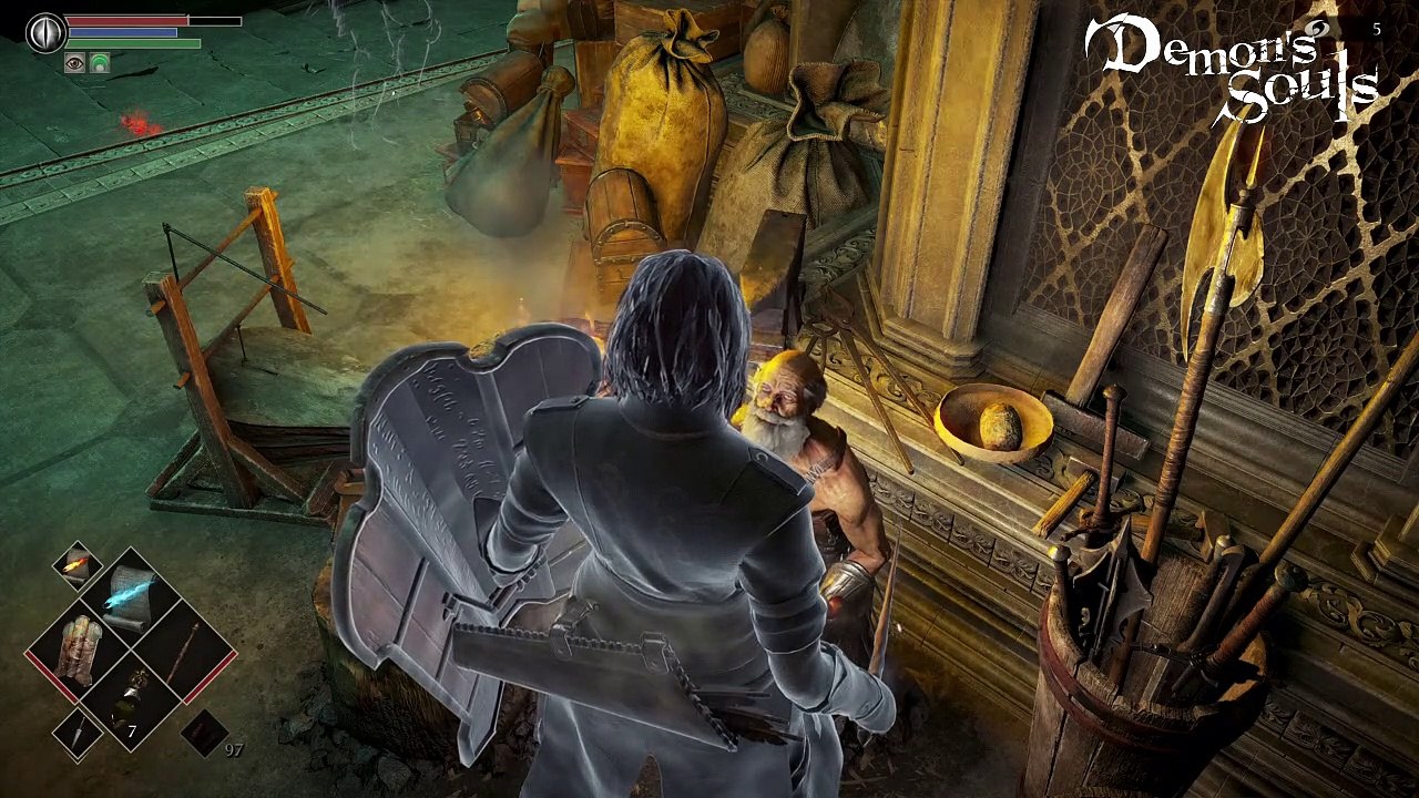 Demon's Souls REMAKE PS5 - #4 Boss Caballero de la torre TROFEO - canalrol 2022