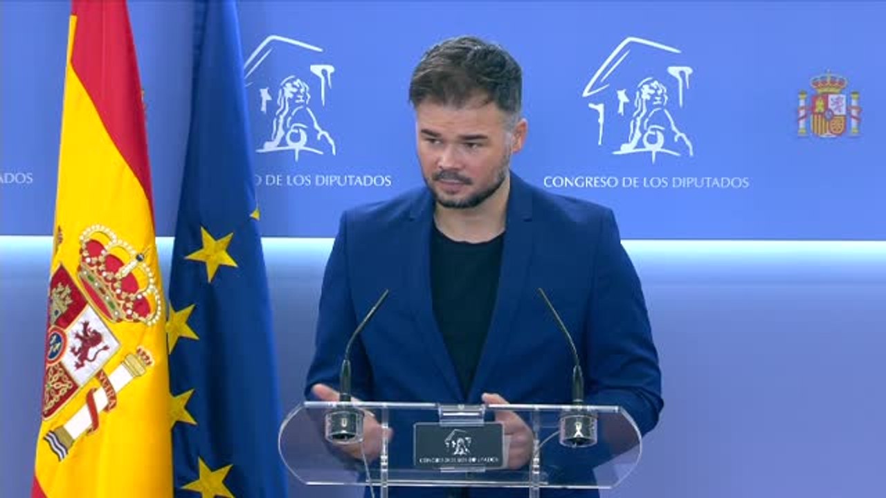 Rufián, sobre los Presupuestos: "El voto de ERC se suda"