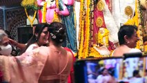 Rani Mukerji and Jaya Bachchan share warm hug at Durga Puja