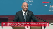 Bakan Soylu: Bir muhalefet partisi ilk kez bir terörist için DNA raporu istedi