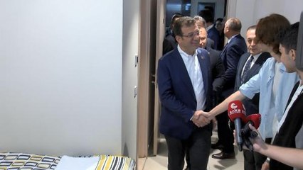 EKREM İMAMOĞLU ESENYURT ERKEK ÖĞRENCİ YURDUNU ZİYARET ETTİ
