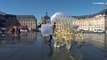 شاهد: هياكل حيوانات مجسمة ببراعة تحركها الرياح في نسق جمالي في مدينة بوردو الفرنسية
