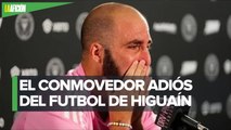 Gonzalo Higuaín anuncia su retiro del futbol entre lágrimas: 
