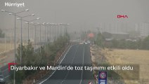 Diyarbakır ve Mardin’de toz taşınımı etkili oldu