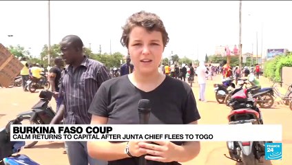 Demonstrations in Ouagadougou as W. African bloc flies envoys after coup