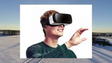3D VR-Meditation Nature VR-drone flying Wintersunset Relaxation music