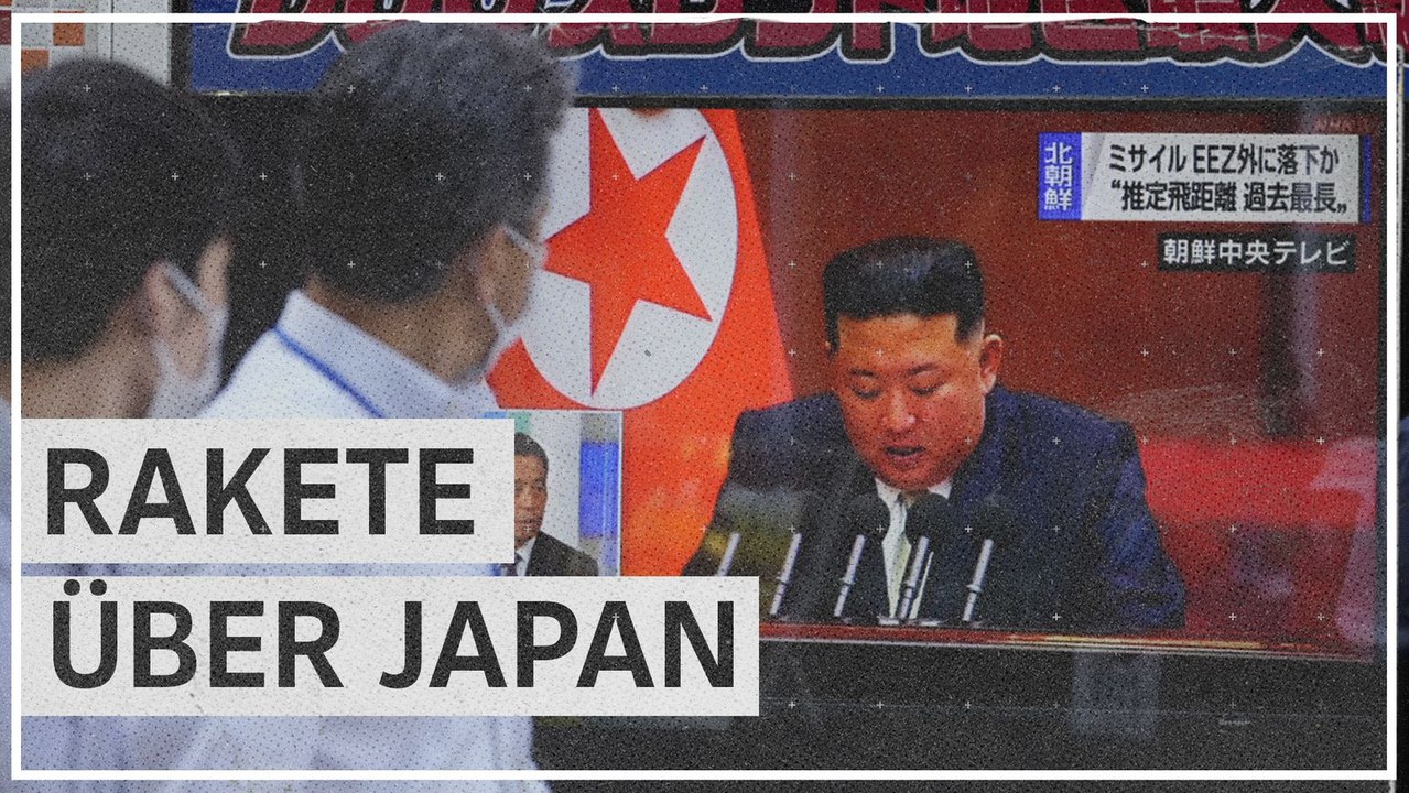 Nordkorea schießt Rakete über Japan
