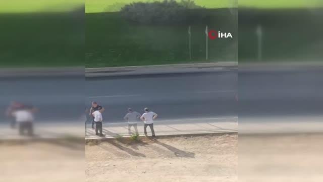 Antalya haber: Manavgat'ta seyir halindeki otomobil alev alev yandı