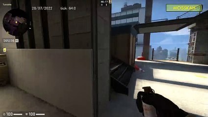 How to Smoke B Site on Vertigo, option 5 - CSGO