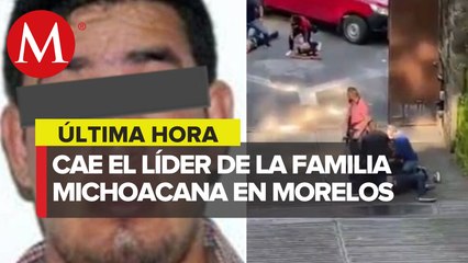 En Cuernavaca, detienen a 'El Seven', líder de la Familia Michoacana en Morelos