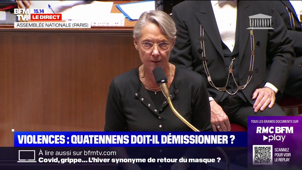 Élisabeth Borne sur les violences faites aux fe...