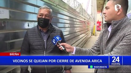 Breña: negocios perjudicados tras cierre de avenida Arica por obras del Metro de Lima