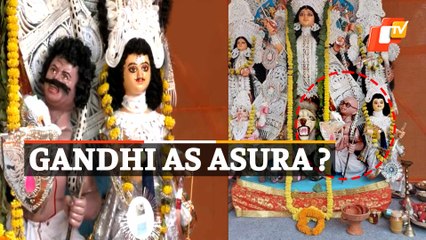Mahatma Gandhi Lookalike Asura Idol At Kolkata Puja Pandal Sparks Row, Gets Makeover After Complaint