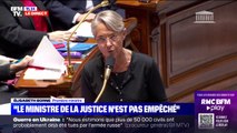 Élisabeth Borne réagit au renvoi d'Éric Dupond-Moretti devant la Cour de justice de la République