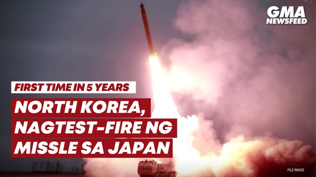 North Korea conducts longest-range missile test yet over Japan | GMA News Feed