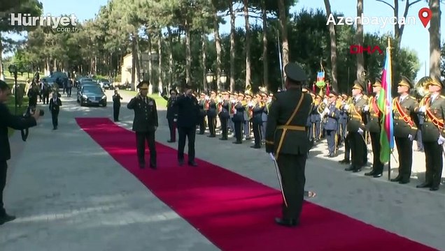 Bakan Akar beraberindeki TSK komuta kademesi ile Azerbaycan'da