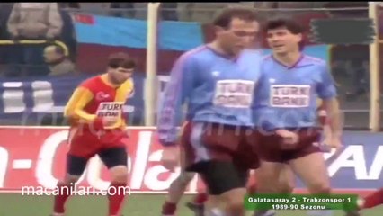 Galatasaray 2-1 Trabzonspor [HD] 07.01.1990 - 1989-1990 1st League Matchday 16 + Post-Match Comments
