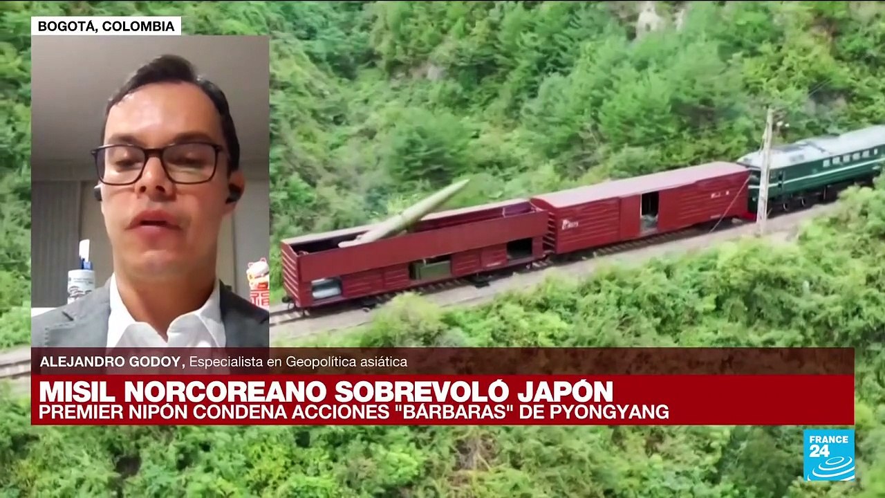 Alejandro Godoy: Lanzamiento de misil sobre Japón "es una medida desesperada de Pyonyang"