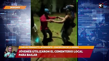 Jóvenes utilizaron el cementerio local para bailar