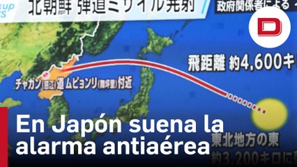 Download Video: Así suena la alarma antiaérea en el norte de Japón tras el lanzamiento de un misil desde Corea del Norte