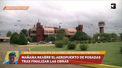 Mañana reabre el aeropuerto de posadas tras finalizar las obras