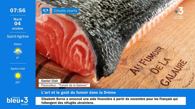Au Grand Serre, des poissons et viandes fumés aux bois artisanalement . Bienvenue Au fumoir de la Galaure