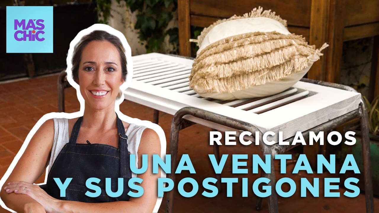 Renovamos una vieja ventana y sus postigos | Recicladora de muebles con Eugenia Zavaroni | Mas Chi