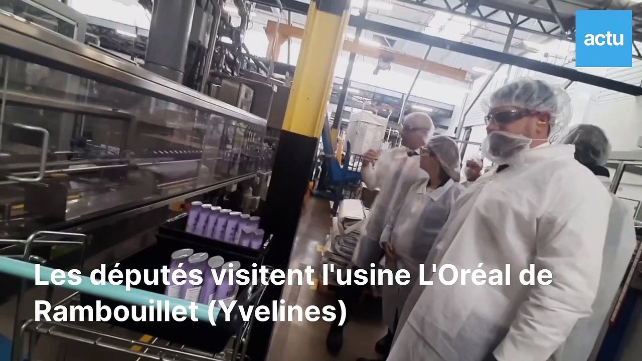 Visite de l'usine L'Oréal à Rambouillet - Vidéo Dailymotion