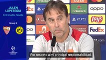 Rueda de prensa de Julen Lopetegui, previa al Sevilla vs. Borussia Dortmund de Champions League