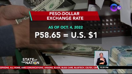 Imported products na nabibili online, posibleng magmahal dahil sa paghina ng piso kontra dolyar | SONA