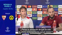 Rueda de prensa de Nemanja Gudelj, previa al Sevilla vs. Borussia Dortmund de Champions League