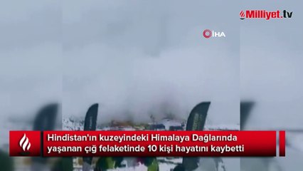 Hindistan'da çığ felaketi: 10 ölü, 11 kayıp