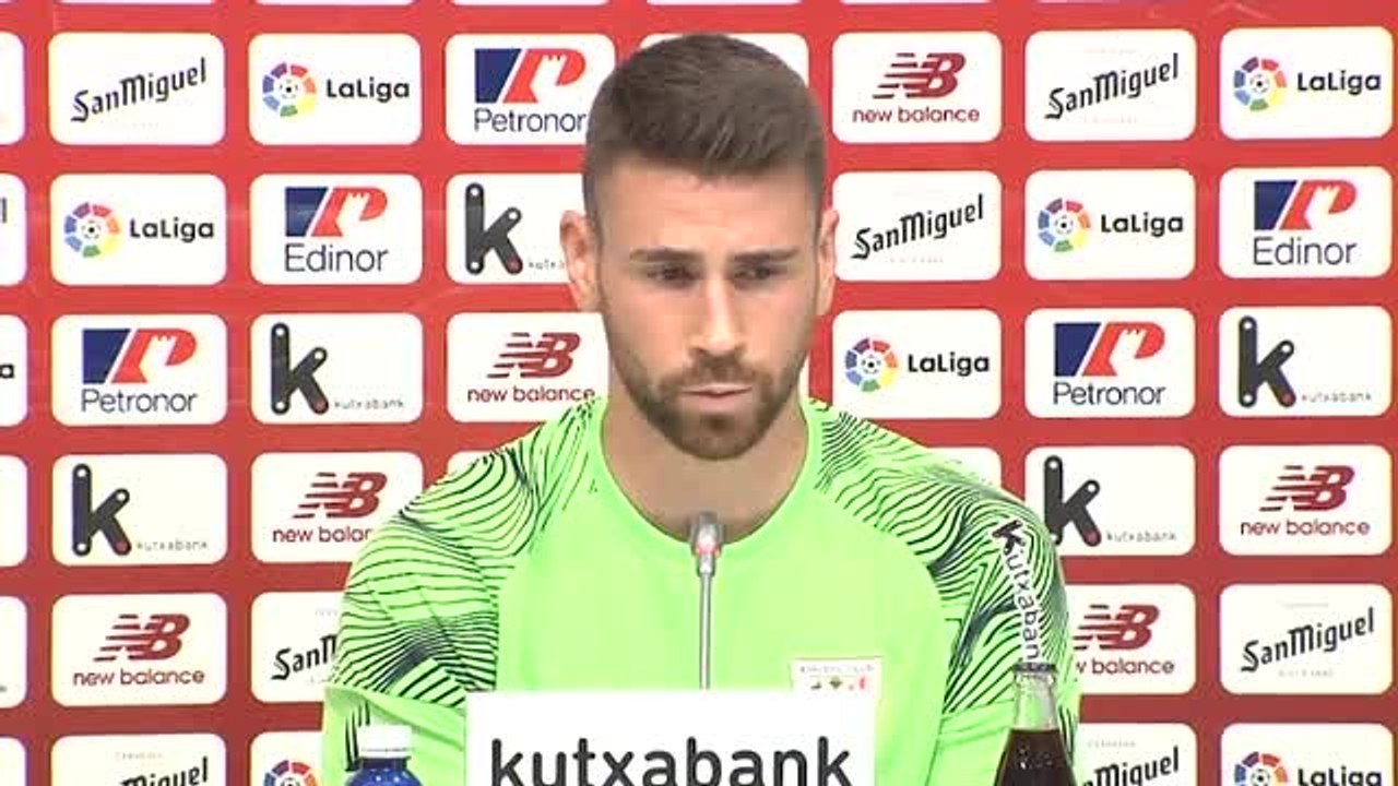 Unai Simón: "La gente debe estar ilusionada porque vamos terceros"