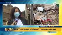 Derrumbe en Chorrillos: afectada denuncia inacción de parte de la municipalidad