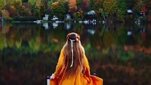 Perfect autumn day in Vermont 