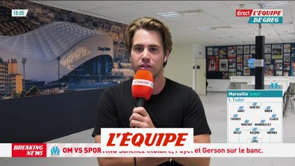 Guendouzi au milieu, Harit et Ünder devant avec Alexis - Foot - C1 - OM